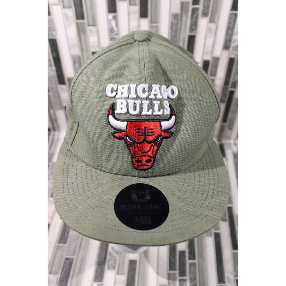 Chicago Bulls Snapback Olive NBA Hat VGMF300S SEE PICS